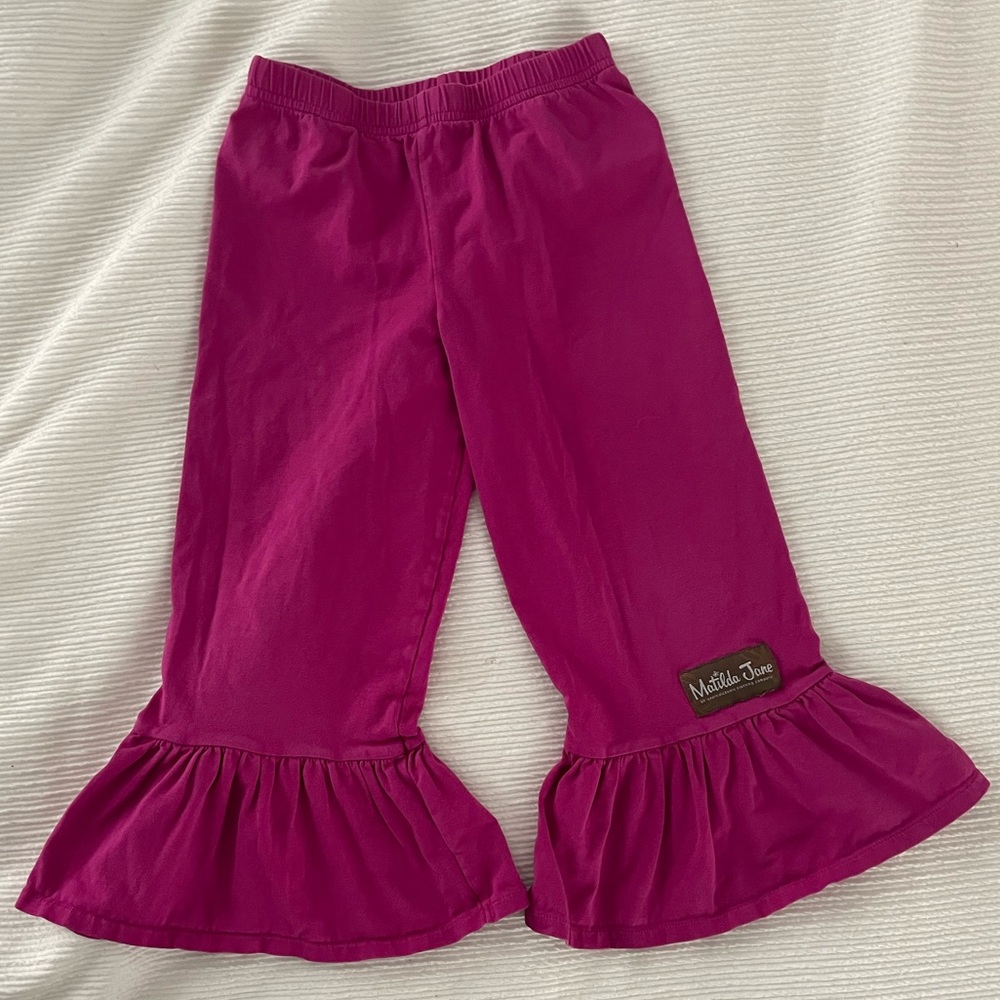Matilda Jane Magenta Pink Size 6 Ruffle Pants